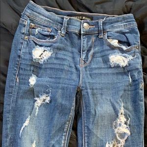Express ripped jeans